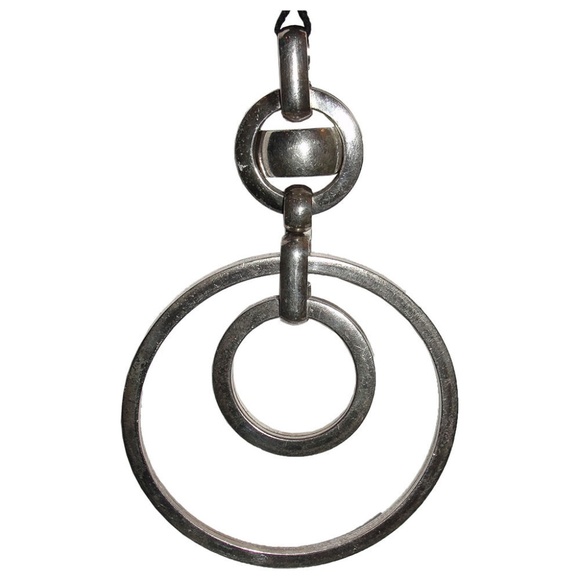German Christian Dior Modernist Circle Link Neckla - Picture 2 of 5